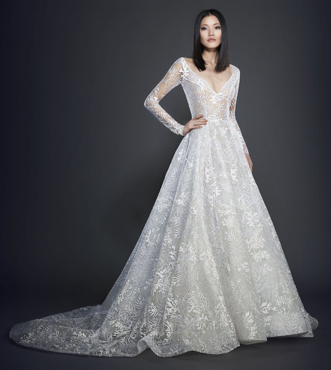 Discover the Opulence of Lazaro's 2017 Wedding Dress Collection