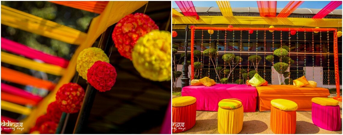 How to choose the most luxurious decoration for your haldi ceremony