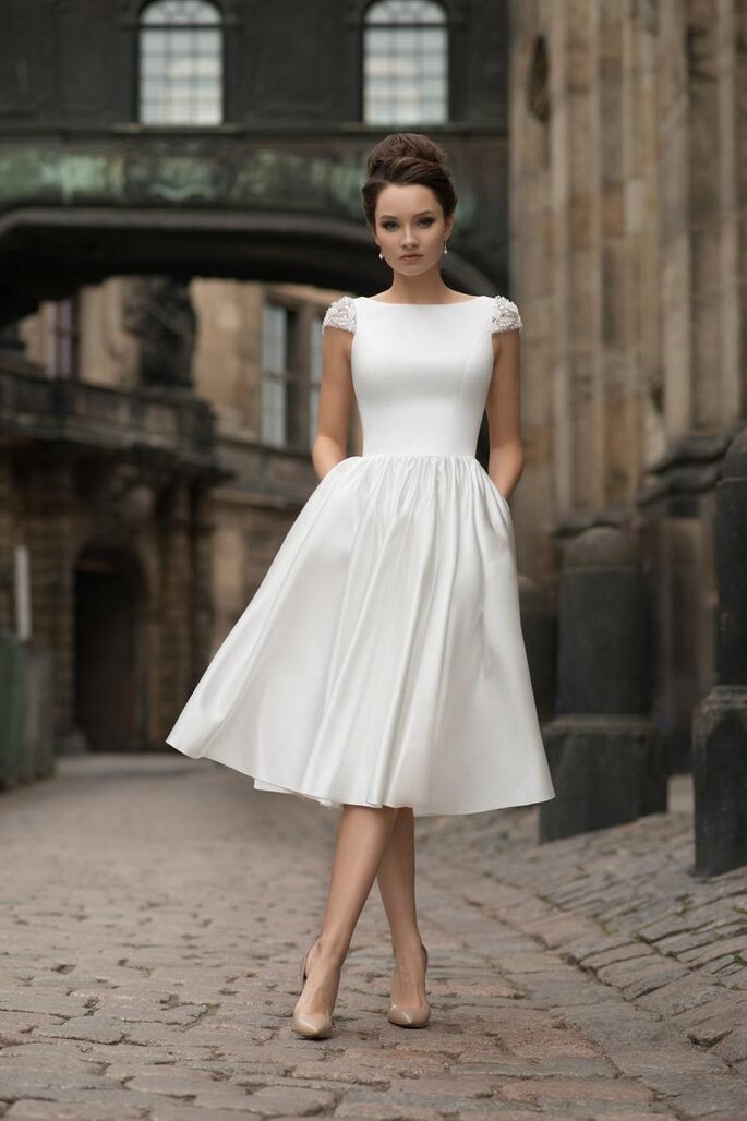 vestido de noiva vintage curto