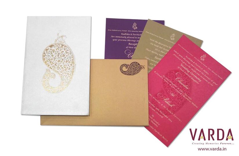 Varda Designer Wedding Invitation Cards | Weddings